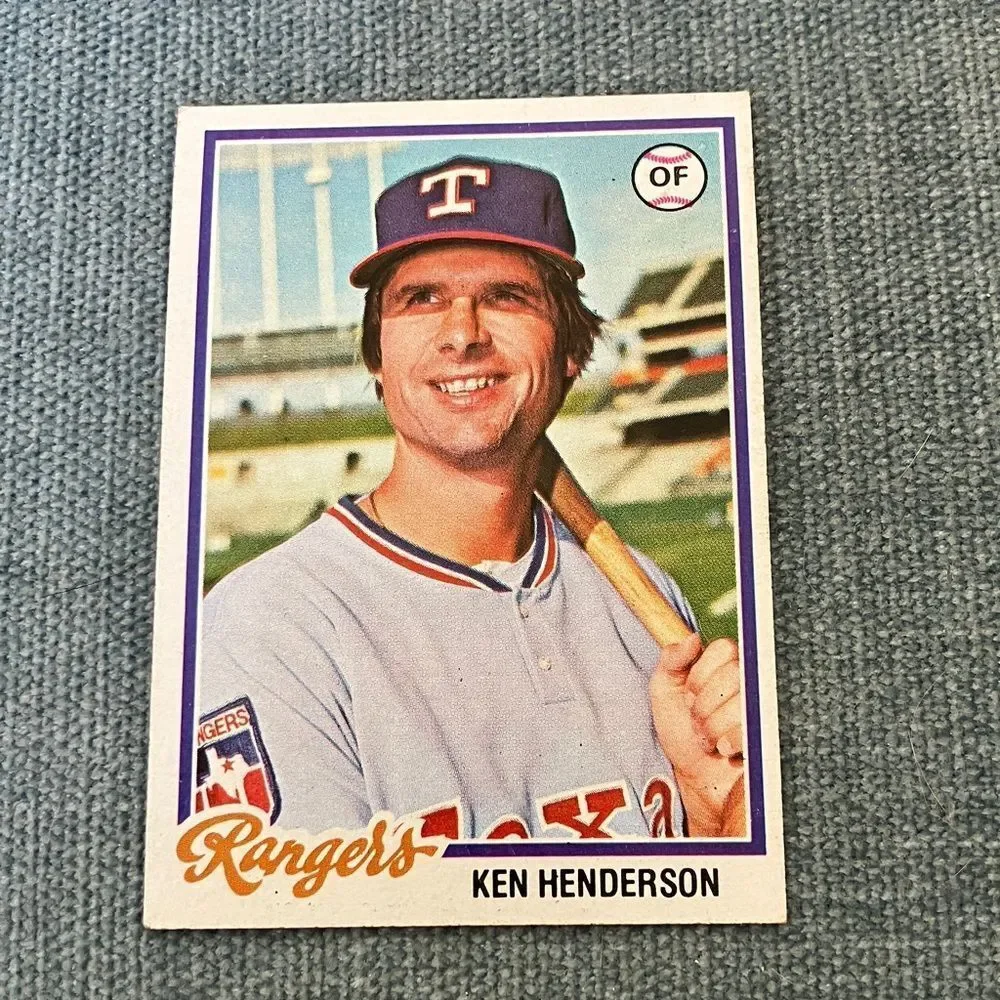 1978 Topps Texas Rangers Baseball Card Trading Card